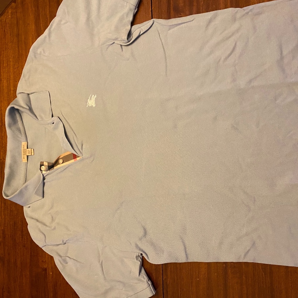 Burberry Mens Polo Size-L- preowned